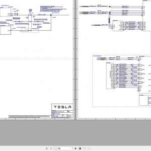 Tesla Model S 2014 LHD SOP5 Circuit Diagram 1004573 00 E 2014