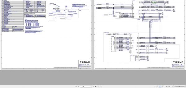 Tesla Model S 2014 LHD SOP6 Circuit Diagram 1004573 00 E 2015