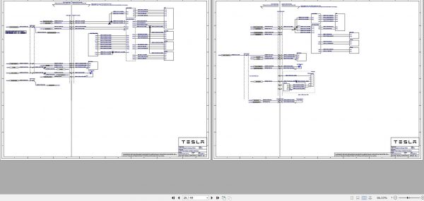 Tesla Model S 2014 RHD SOP3 Circuit Diagram 2014 1