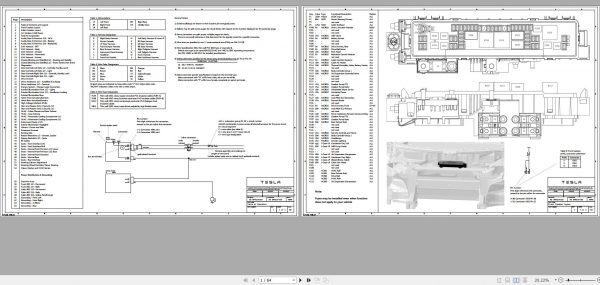 Tesla Model S 2016 RHD Circuit Diagram 2016