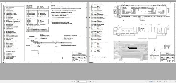 Tesla Model S 2019 LHD SOP12 Circuit Diagram 2019