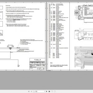 Tesla Model S 2019 LHD SOP13 Circuit Diagram 2019
