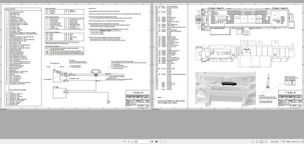 Tesla Model S 2019 LHD SOP13 Circuit Diagram 2019