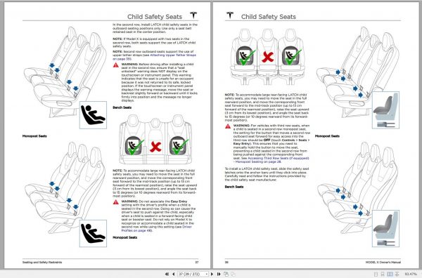Tesla Model X 2015 2020 Owners Manual 2022 1