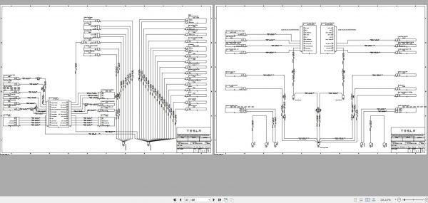 Tesla Model X 2015 LHD SOP2 Circuit Diagram 1