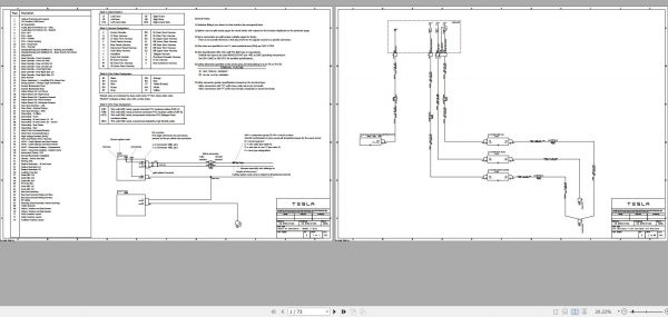 Tesla Model X 2016 LHD SOP3 Circuit Diagram