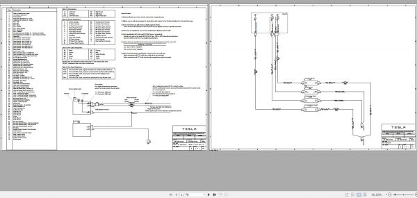 Tesla Model X 2017 LHD SOP5 Circuit Diagram