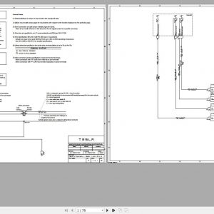 Tesla Model X 2017 RHD SOP5 Circuit Diagram