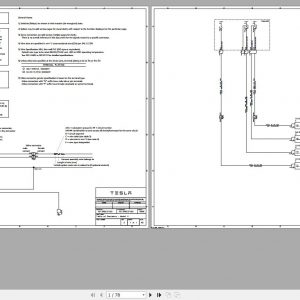 Tesla Model X 2019 RHD SOP9 Circuit Diagram