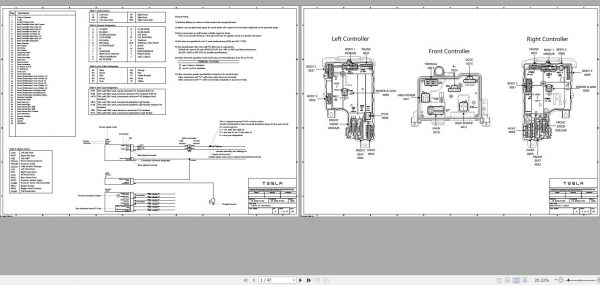 Tesla Model Y 2021 LHD SOP2 Circuit Diagram