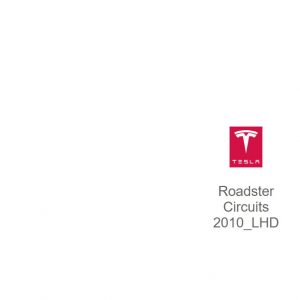 Tesla Roadster 2010 LHD Circuit Diagram