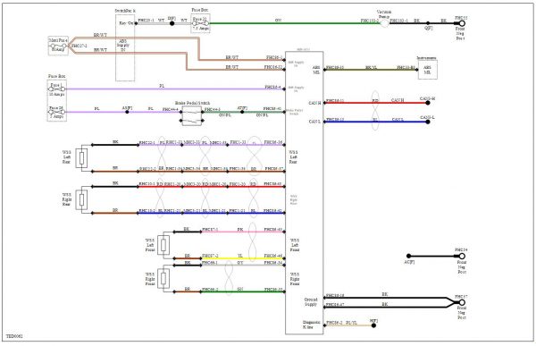 Tesla Roadster 2010 LHD Circuit Diagram 1
