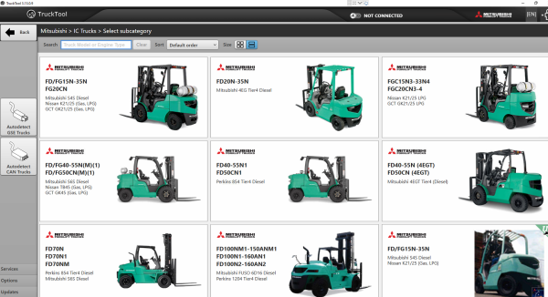 TruckTool 3.13.0.9 07.2022 Diagnostic Program for Mitsubishi Cat TCM UniCarriers Rocla 5 1