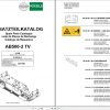Vogele Extending Screed AB500 2 TV Spare Parts Catalog EN DE ES FR 1