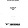 Westerbeke Marine Diesel Engine 40NA Operators Manual 1