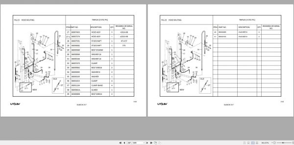 Yale Forklift A408 UT40 50PS Part Manual 76500007 09.2018 1