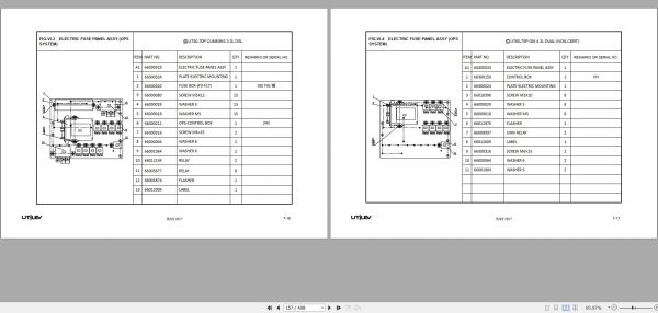 Yale Forklift A417 UT50 70P Part Manual 76500013 09.2018 1