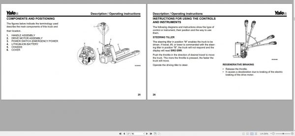 Yale Forklift Class 3 MPC15 MPS15US A3D4 Operating Manual 550241431 08.2021 1