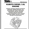 Yale Forklift Class 5 H878 GP60VX GP80SVX Europe Service Manual 01.2022