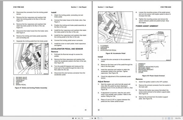 Yale Forklift Class 5 K876 GDP80 180EF Europe Service Manual 01.2022 1