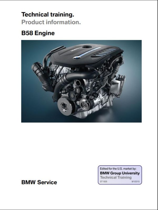 BMW B58 Engine Technical Training Product Information ST1505 1