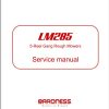 Baroness 5 Reel Gang Rough Mowers LM285 10101 Service Manual