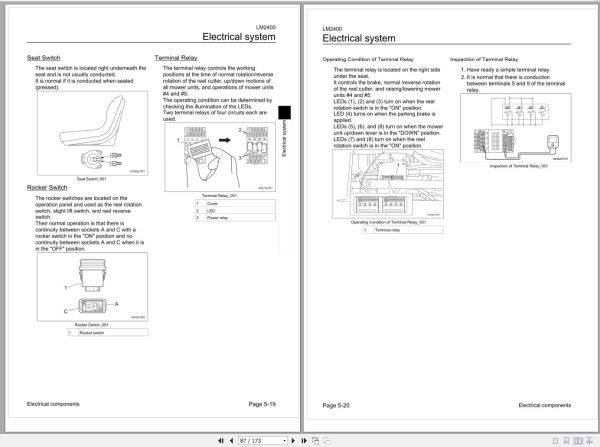 Baroness 5 Unit Fairway Mower LM2400 10001 Service Manual 1