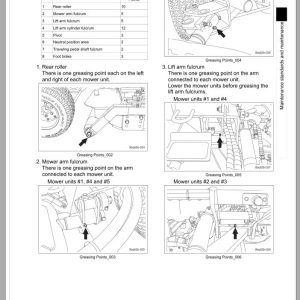 Baroness 5 Unit Rotary Mower GM2800A 11001 Service Manual 1