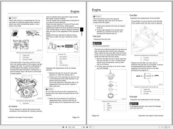 Baroness Bunker Rake SP05 10151 Service Manual 1