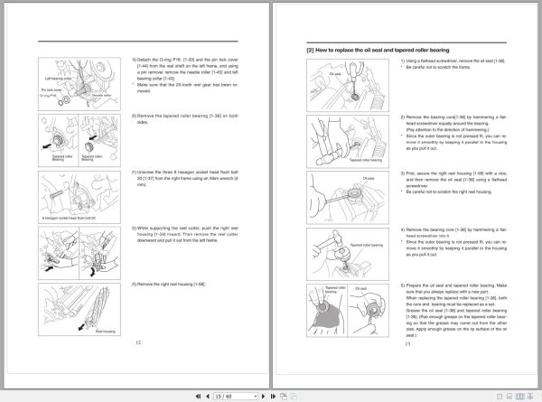 Baroness Greens Mowers LM18G LM56G LM66T Service Manual 1