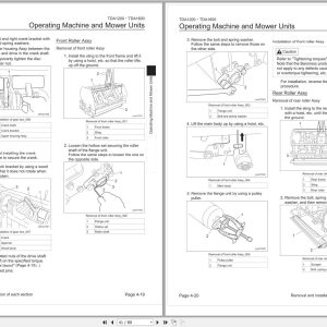 Baroness Tractor Mounted Aerator TDA1200 TDA1600 20004 Service Manual 1