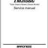 Baroness Triple Greens Mower Diesel Model LM315GC 30001 Service Manual