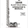 CAT Blast Hole Drill 39HR Operator Manual BI617035