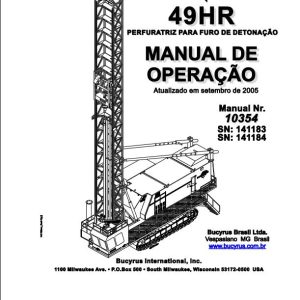 CAT Blast Hole Drill MD6640 49HR Operation Manual BI616992 PT