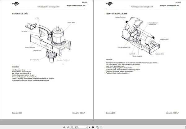 CAT Blast Hole Drill MD6640 49HR Operation Manual BI616992 PT 1