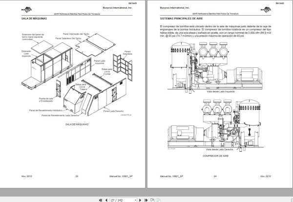 CAT Blast Hole Drill MD6640 49HR Operation and Maintenance Manual BI619485 ES 1