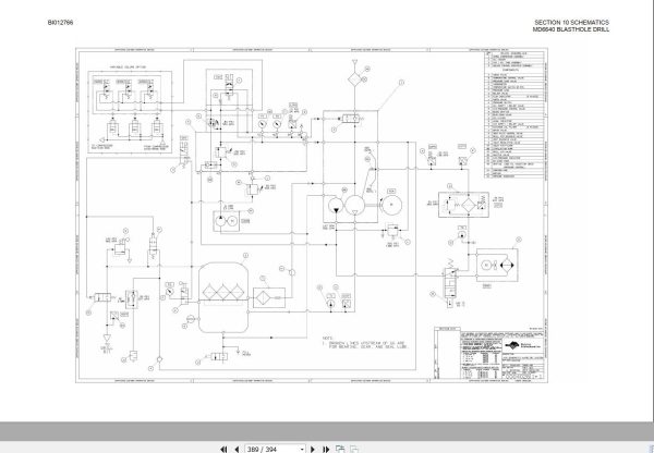 CAT Blast Hole Drill MD6640 Operation and Maintenance Manual BI012766 EN ES 1