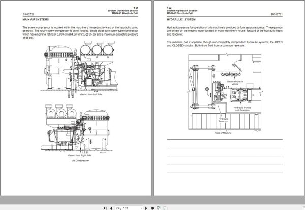 CAT Blast Hole Drill MD6640 System Operation Manual BI012721 EN ES 1