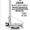 CAT Blast Hole Drill MD6750 59HR Operation and Maintenance Manual BI638360