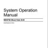 CAT Blast Hole Drill MD6750 System Operation Manual BI011043