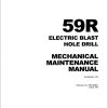 CAT Electric Blast Hole Drill 59R Mechanical Maintenance Manual BI616757