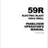 CAT Electric Blast Hole Drill 59R Panelview Operator Manual BI616759