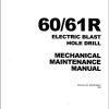 CAT Electric Blast Hole Drill 60 61R Mechanical Maintenance Manual BI615839