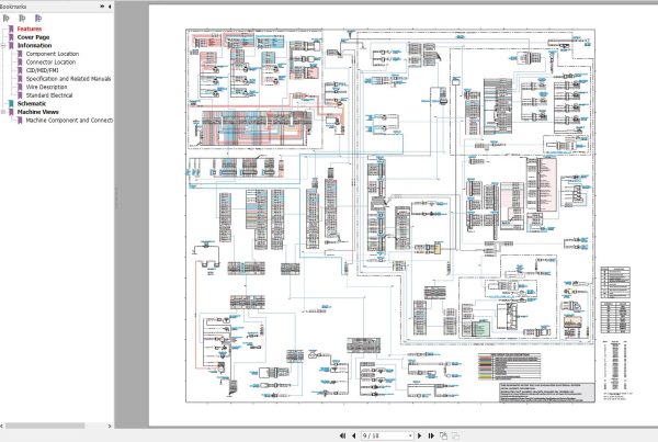 CAT Excavator 314C Electrical System 204 1879 Electric System Schematic 2
