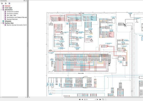 CAT Excavator 314C Electrical System KJA123 143 PCA183 214 204 1879 03 UENR3208 Electric Schematic 2