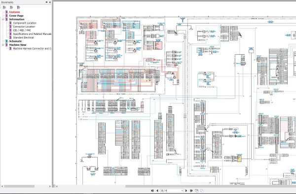 CAT Excavator 314C Electrical System KJA186 UP PCA232 UP 1 UP 204 1879 06 UENR3210 Electric Schematic 2