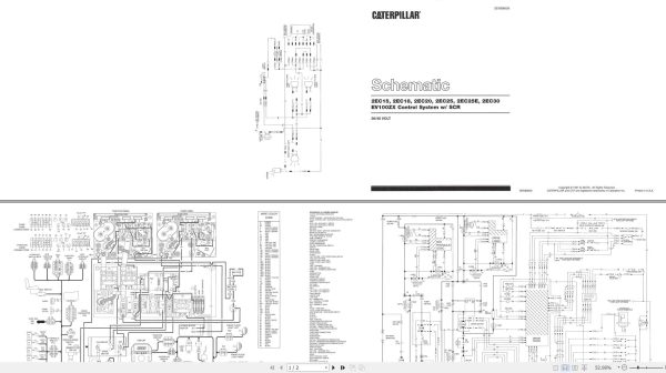CAT Forklift 2EC15 Service Manual 1