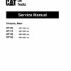 CAT Forklift DP100 Service Operation Maintenance Manual
