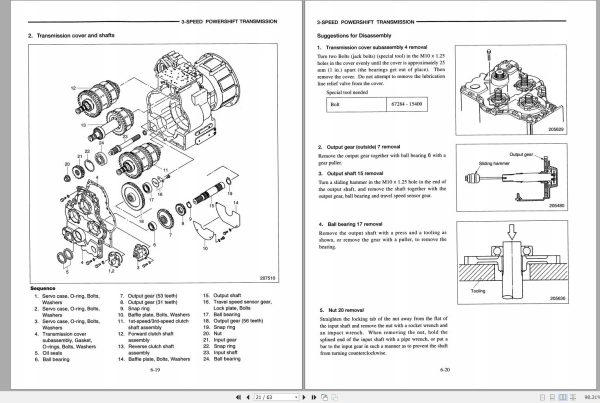 CAT Forklift DP100 Service Operation Maintenance Manual 2