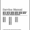 CAT Forklift DP150 Schematic Service Operation Maintenance Manual